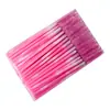 Pincel de Cílios Duas Cores Novo Produto Transfronteiriço Haste Sólida Colorida Curvador de Cílios Sobrancelha Dupla Finalidade Pincel de Cílios Duas Cores