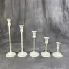 Candelabro de hierro forjado Portavelas retro europeo Portavelas de Amazon Decoración de boda Soporte para velas Cena a la luz de las velas