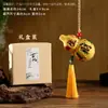 Bolsa de Incienso con Forma de Calabaza, Regalo Pequeño Cultural y Creativo del Festival del Bote del Dragón, Colgante de Bolsa de Incienso Portátil, Regalo Pequeño, Recuerdo Turístico, Accesorio para Coche