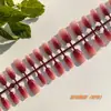 Puntas de Uñas de Colores Pre-Hechas Estilo Urbano, Uñas Portátiles Hechas a Mano con Degradado Difuminado, Fábrica de Productos Semi-Terminados de Arte para Uñas de Colores Premium de Alta Calidad