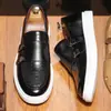 Zapatos de Cuero Ligeros de Estilo Británico Casual de Moda para Hombre de Talla Grande, Slip-On, Formales de Negocios, Populares en Amazon, Transfronterizos 2508
