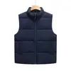 Chaqueta Chaleco de Algodón Relleno Engrosado Invierno Cálido Ropa Exterior para Hombre Ropa de Trabajo Ropa para Trabajo en Equipo Chaleco de Algodón Logo Personalizado