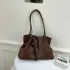 Bolso tote de gran capacidad para mujer 2026 nuevo bolso de mano moda bandolera para ir al trabajo elegante bolso cubo para debajo del brazo