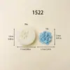Molde de silicone para vela de flor de hortênsia estéreo Molde de gesso Molde de silicone artesanal faça você mesmo 1390