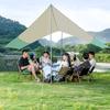 Toldo de Camping Mariposa Ampliar Picnic Camping Sombrilla Protector Solar Impermeable Tela de Toldo Nubes Voladoras Tela de Tienda