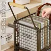 Estante de almacenamiento para mochila dormitorio estudiantil aula debajo del escritorio poner libros poner bolsas artefacto carrito pequeño móvil caja de almacenamiento de libros