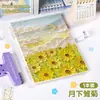 Caderno de Folhas Soltas B5 de Aparência Premium Caderno Destacável Simples para Estudante Universitário Ensino Médio Capa Macia Caderno Espiral Espessado para Anotações