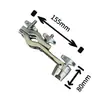 Suporte de Extensão com Haste Dupla, Rack de Extensão, Extensão para Cowbell, Kit de Bateria, Grampo de Expansão para Prato de Bateria Jazz, Expansão para Prato de Água, Transfronteiriço