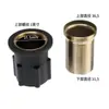 Accesorios de plomería nido amarillo accesorios para grifo de agua fría y caliente base cobre tuerca alta pie fijo tuerca de tornillo