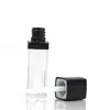 Delineador cosmético con forma de labial color de labio transparente Tubo tubo vacío tubo cuadrado tubo de brillo de labios tubo vacío de maquillaje material de embalaje