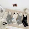 Nuevos calcetines de otoño, calcetines de media pantorrilla con estampado de oso de dibujos animados lindo estilo japonés, accesorios versátiles, calcetines para mujer, Little Tea Life