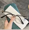 Nuevas gafas de lectura para hombre con filtro de luz azul, moda retro, montura media, gafas de cejas, para mediana edad y mayores, tecnología inteligente negra, gafas HD