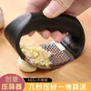 Prensa de ajo manual de acero inoxidable, machacador de ajo de área grande, triturador de ajo, herramienta casera para machacar ajo de cocina, venta al por mayor