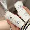 Copos de Papel Descartáveis Espessos de Grau Alimentício para Uso Doméstico, para Beber Água, Fazer Chá, Receber Clientes, Uso Comercial e Disponíveis para Atacado