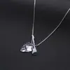 Púa de Guitarra Rock de Venta Caliente Transfronteriza Colgante de Instrumento Punk Hip-Hop Callejero Tendencia Moda Masculina Cadena para Suéter de Acero de Titanio