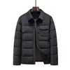 Jaqueta de Penas Masculina 2026 Outono/Inverno Gola Reversível Estilo Camisa 90 Penas de Pato Branco Jovem Casual de Negócios Casaco de Penas Quente