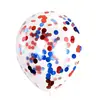 Globos Transparentes con Lentejuelas de 12 Pulgadas Accesorios de Decoración de Cumpleaños Suministros para Fiestas de Boda Globos de Decoración de Escena Venta al por Mayor