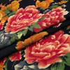 Tela Estampada Digitalmente de Algodón de Cáñamo Tela de Lino de Algodón Estampada Lijiang Yunnan Estilo Étnico Retro Bohemio