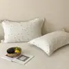Fundas de Almohada Cómodas de Algodón Estilo Coreano, un Par para Uso en Casa, Funda para Almohada Individual de Adulto, Algodón Puro, 48X74, Dos Piezas