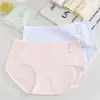 40-60kg Algodão amigável à pele doce e simples estampa de desenho animado adornada respirável minimalista calcinhas para meninas