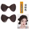 Moño de Cabello con Lazo, Pinza para Cabello de Doble Moño, Cabello Sintético, Estilo de Chica Energética, Moño de Cabello Perezoso, Pinza de Cocodrilo
