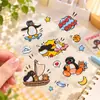 Pegatina de Resina de Cristal de Dibujos Animados Personalizada Impermeable Adhesiva Logo de Resina de Cristal Pegatina de Marca Personalización DIY por Imagen
