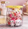 Banqueta de Armazenamento Sentada Transparente A6L Boneca de Pelúcia Infantil Barril de Armazenamento Brinquedo Conveniente para Guardar Diversos Armazenamento de Grande Capacidade