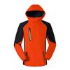 Chaqueta con banda reflectante integrada, logo personalizado, forro polar, engrosada, ropa de trabajo para hombre y mujer, chaqueta cortavientos para montañismo, comercio exterior