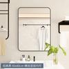 Espejo Lavabo Espejo de Tocador Espejo de Tocador para Baño Montado en la Pared Inodoro Autoadhesivo Montado en la Pared sin Perforaciones Lavado de Cara Baño