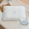 Funda de almohada de gasa de algodón puro para bebé, funda de almohada individual para bebé de algodón 100% Clase A, absorbente de sudor, transpirable, para niños, par de fundas de almohada