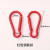 Chaveiro multicolorido, chaveiro de miçangas, materiais para pingente de boneca, fecho de mola pintado, acessórios para pingente artesanal DIY