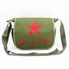 Bolsa Procesada Lei Feng, Bolsa de Estrella de Cinco Puntas, Bolso de Hombro de Lona, Bolso Cruzado, Bolso de Estilo Nostálgico, Bolso Cruzado Sirviendo al Pueblo