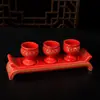Taza de Ofrenda Dios de la Riqueza Taza de Ofrenda Buda Taza Familia Inmortal Taza de Vino Buda Cerámica Pintada Traer Riqueza y Tesoro Taza de Ofrenda Taza de Tributo Envío Gratis