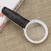 Lupa Óptica Portátil con Tres LEDs y Lente Dual para Personas Mayores para Leer Libros, Mapas, Sellos y Tasaciones de Antigüedades