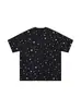 Camiseta de Manga Corta con Estampado Completo de Estrellas Estilo Callejero Americano para Mujer Verano 2026 Estilo Holgado y Relajado Top Coreano Chic de Manga Media