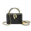 Bolsa Feminina de Ombro Único, Bolsa com Padrão de Losango, Bolsa de Mão com Corrente Bordada, Bolsa Transversal Feminina de Ombro Único, Versátil, Moda, Nicho