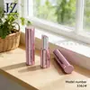 Jinze Ordenando Tubo de Lápiz Labial Magnético Redondo Mate/Transparente Material de Embalaje Tubo Vacío de Plástico