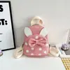Mini Mochila Trendy Estilo Coreano para Niñas Mochila de Cuero Linda de Princesa Mochila Pequeña de Dibujos Animados para Guardería Viajes Escuela