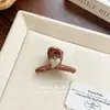 Pinza de Garra Mini Corazón de Amor Simple de Alta Gama Coreana Pinza para Cabello Media Recogida con Temperamento Pinza Lateral para el Cabello Accesorios para el Cabello Adornos para el Cabello