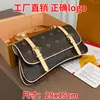 Bolsa de ombro clássica vintage 2026 para mulheres, bolsa transversal moderna e versátil, bolsa de mão, bolsa de couro genuíno para axila, bolsa baguette
