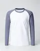 Camiseta de Manga Larga Transpirable de Secado Rápido con Cuello Redondo, Absorbe la Humedad, Tela Piqué Casual para Deportes al Aire Libre