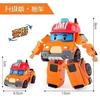 Decoración de Pastel de Cumpleaños de Dibujos Animados para Niños Transformación Autobot Adornos DIY Señal de Luz de Coche de Policía Señal de Carretera de Bloqueo de Carretera Inserto