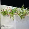 Arranjo de flores de ginkgo decorativo para pendurar na parede Fundo de quadro KT para casamento ao ar livre Arco de flores artificiais para arranjo de jardim