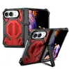 Direto da Fábrica para iPhone Duo Apple Capa de Celular Dobrável Eixo Central de Mola com Suporte Ímã Embutido