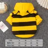 Roupas para Cachorro Outono e Inverno Filhotes Pequenos Teddy Bichon Schnauzer Shiba Inu Moletom Quente Espesso com Capuz para Gato