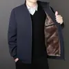 Jaqueta de Algodão Nova de Inverno Transfronteiriça Masculina Espessada Quente Jaqueta Casual de Algodão Masculina Jaqueta para Meia-Idade e Idosos Dropshipping