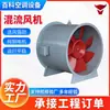 Ventilador de fluxo misto com suprimento de ar de pressão positiva, ventilador dutado para ventilação e exaustão de porão, shopping center e fábrica