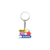 Temporada de Regreso a Clases Colgante Llavero Pvc Goma Blanda DIY Hebilla Decoración Mochila Temporada de Regreso a Clases Llavero Regalo Amazon