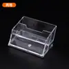 Caja de Tarjetas de Presentación de Acrílico, Portatarjetas de Presentación Transparente, Caja de Tarjetas para Exposiciones, Caja de Tarjetas de Asiento, Estante Multicapa para Escritorio de Oficina, Hecho a Medida