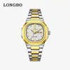 Nuevo reloj para hombre Longbo, reloj de pulsera de moda de negocios para hombre, venta directa de fábrica TK 83873